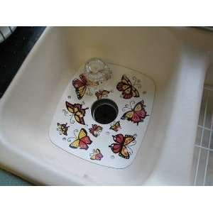 Danya B ASTV198 Butterfly Sink Mat   Set Of 2 Kitchen 
