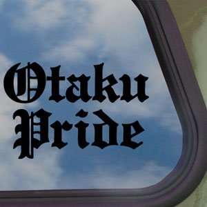  Otaku Pride Black Decal Car Truck Bumper Window Sticker 
