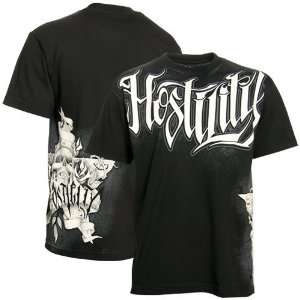  Hostility Black Star T shirt