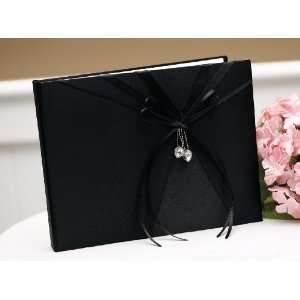  Hearts Desire Black Guest Book 