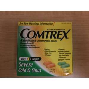  Comtrex Seviver Cold Sinus Pse   Free Caplets   20 Each 