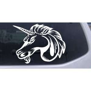  Unicorn Head Animals Car Window Wall Laptop Decal Sticker 