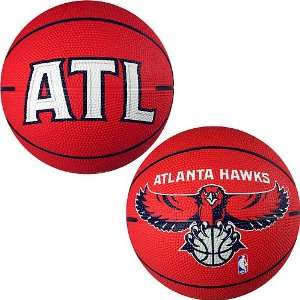  Spalding Atlanta Hawks Mini Rubber Basketball Sports 