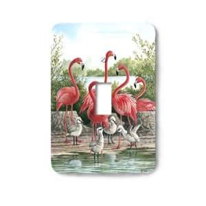    Flamingos Decorative Steel Switchplate Cover