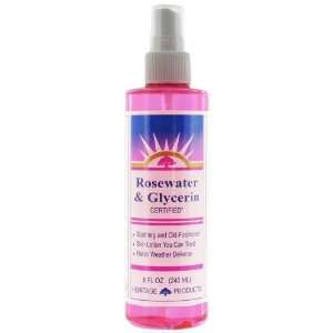  Rosewater & Glycerin w Atomizer 8 oz Beauty