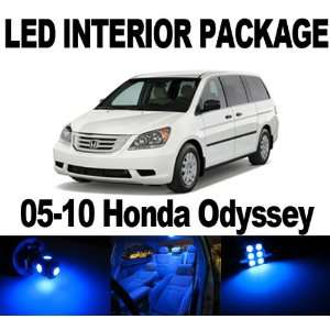 Honda Odyssey 2005 2010 BLUE 13 x SMD LED Interior Bulb Package Combo 