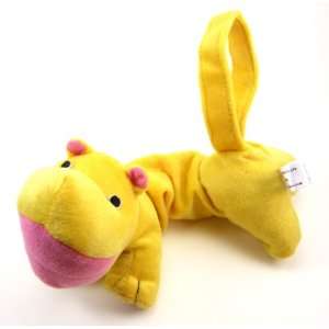  Yellow Hippo Squeaky Dog Toy
