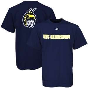 adidas UNC Greensboro Spartans Navy Prime Time T shirt  