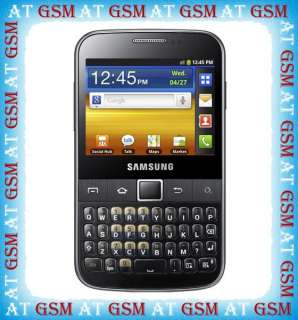 NEW Samsung B5510 Galaxy Y Pro 3MP Android UNLOCKED Phone Grey  