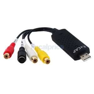  Channel USB 2.0 Stereo Audio/ Video Capture Card (Black) Electronics