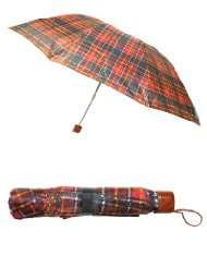 Fashion Umbrellas By Outer Rebel  Plaid Red