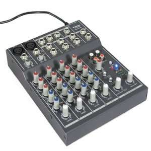  New Podium Pro Audio 6 Channel Pro Audio Mic / Line Stereo 