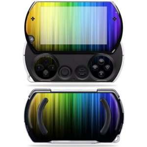   Decal Cover for Sony PSP Go System Network accessories Rainbow Streaks