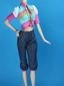 Barbie Denim Capri Pants and Cropped Jacket outfit  