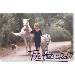 Brigitte Bardot Autographed 3x5 postcard  Sports 