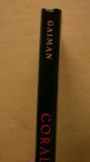 Neil Gaiman 2X SIGNED + SKETCH Coraline US ARC Proof  