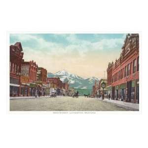  Main Street, Livingston, Montana Travel Premium Poster 