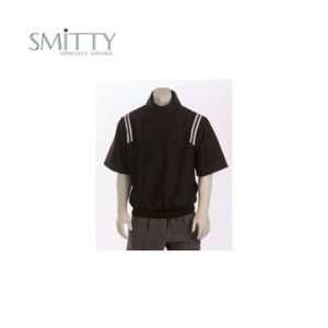 Smitty Umpire Jacket   Pullover Half Sleeve   Black/White   S  