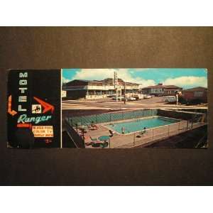  Ranger Motel, Aurora CO Colorado 70s Long Postcard not 
