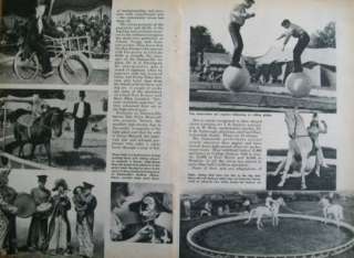 1946 GAINESVILLE TX Clown Town Vintage Big Top CIRCUS Original ARTICLE 