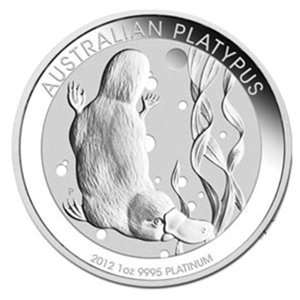  2012 1 oz Platinum Australian Platypus Beauty