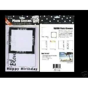  MAMBI Photo Sleeves HAPPY BIRTHDAY For Scrapbooking, Card 