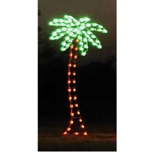 Lighted Holiday Display 1207 Palm Tree   C7 LED Lights