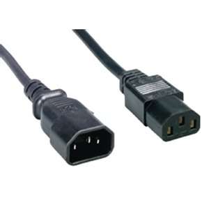  PC Power Cord Right angle, Black 6ft.