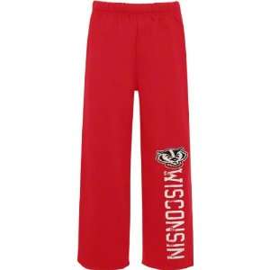  Wisconsin Badgers Youth Red Sweatpants