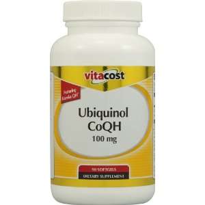  Vitacost Ubiquinol CoQH Featuring Kaneka QH    100 mg   90 