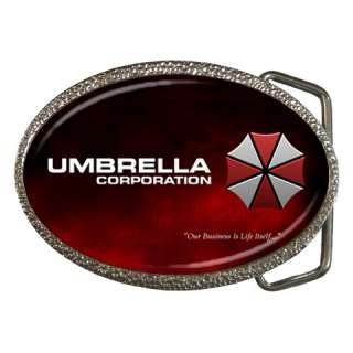 RESIDENT EVIL UMBRELLA CORPORATION Custom Belt Buckle  