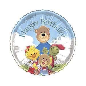  Suzys Zoo Happy Birthday From All of Us 18 Mylar Balloon 