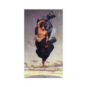  Night by Jean Leon Gerome. Size 12.5 inches width by 19 