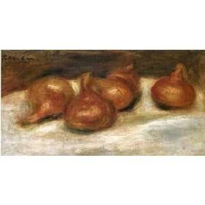  Still Life With Onions by Pierre auguste Renoir 30.00X15 