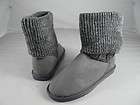 COMFY window40 foldable sweater cuff boot GRAY 8  