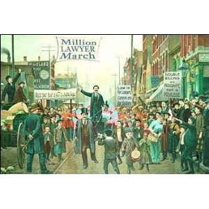  Million Lawyer March by Wilbur Pierce 27.50X18.50. Art 