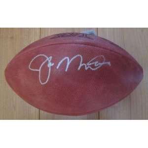   Joe Montana Football   Super Bowl XVI HOLO   Autographed Footballs