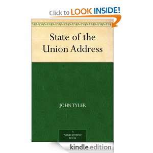 State of the Union Address John Tyler  Kindle Store