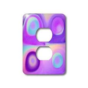  Sun Planet Fantasy Psychedelic   Abstract purple and turquoise suns 