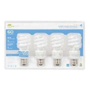 16 bulbs  Ecosmart 14 watt DAYLIGHT cfl light bulbs Energy 
