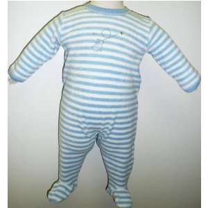  Petit Bateau Terry cloth stripe Bunny footie   6m Baby