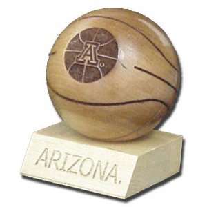  Arizona Wildcats Laser Engraved Wood Basketball Sports 