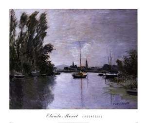 NEW Argenteuil by Claude Monet LARGE SCENIC LANDSCAPE  