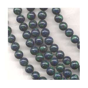  8mm Azurite/Malachite Round Beads Arts, Crafts & Sewing