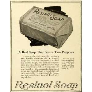  1919 Ad Resinol Soap Bar Cleansing Skin Care Baltimore 