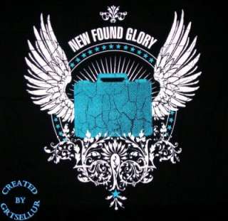 An exceptional Tshirt featuring **NEW FOUND GLORY (NFG WING)**