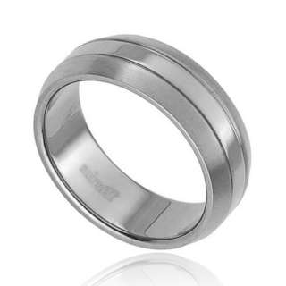 New Titanium Jewelry Satin/Polish Band Men Wedding Ring  