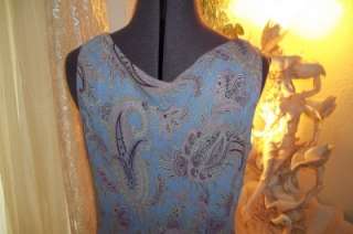 RONNI NICOLE WOMENS/JUNIORS PAISLEY DRESS 8/10 M NEW  