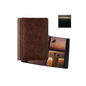   Photo Album, Italian Glazed Leather With Antique Finish, Color Roma