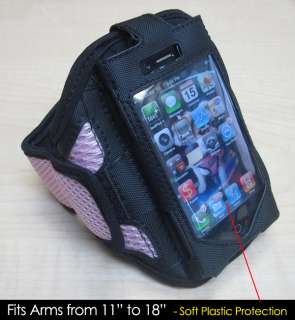 PINK Running Sport ARMBAND Gym Holder for iPhone 4  